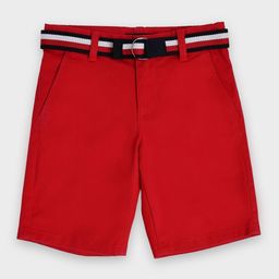 Tommy Hilfiger Boy Cherry Red Chino Shorts-image-68