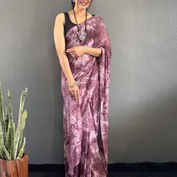 KALINI Abstract Printed Pure Georgette Ready to Wear Saree-picture-21