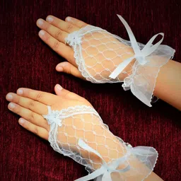 TIPY TIPY TAP Girls Net Fingerless Gloves-28