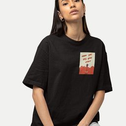 BOLLYWOO.OOO Unisex Drop-Shoulder Sleeves Bio Finish Applique T-shirt-picture-17