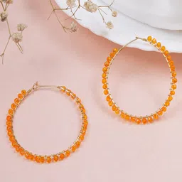 BeAbhika Contemporary Hoop Earrings-22