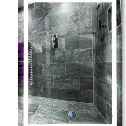 4000K LED Rectangular Mirror with Touch Switch (White, 18"X24") Bathroom Mirror-image-62