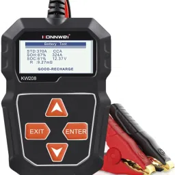 KW208 12V Car Battery Tester 100-2000 CCA Load & Alternator Tester Analyzer Digital Battery Tester-20
