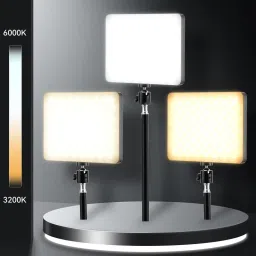 FKU [PACK OF 3] Photography LED Panel With Remote Control [OnLy Light 10Inches] Flash-40