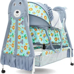 Hera | Baby Bassinet | Sleep Safely & Comfortably| Mosquito Net Protection Bassinet-47