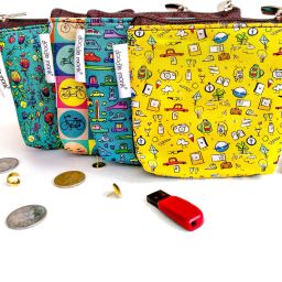 Girls Orange, Pink, Blue, Green Coin Purse-image-37