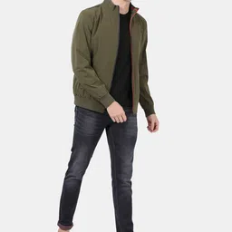 t-base Stand Collar Lightweight Open Front Jakcet image 4