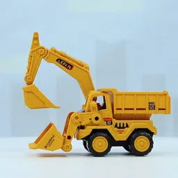 Excavator 2 in 1 JCB Bulldozer Plastic Construction Toy Vehicle Unbreakable toys-picture-26