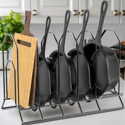 Utensil Kitchen Rack USVIOR Kitchen Stand | Dish Stand | Kitchen Rack | Plate Stand Holder Big Size Iron-image-5