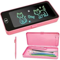 PENCIL BOX WITH LCD IN FRONT AND ONE STYLUS PEN Geometry Box-11
