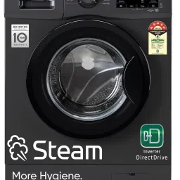 8 kg 5 Star with Steam, Inverter Direct Drive, 6 Motion Direct Drive, Touch Panel and 1400 RPM Fully Automatic Front Load with In-built Heater Black, Grey-13