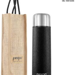 24 Hrs Hot & Cold ISI Certified with Jute-bag Flamingo Vacuum insulated Bottle 500 ml Flask-18
