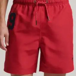 Vintage Polo Swim Relaxed Fit Shorts-image-8