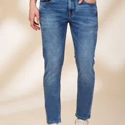Being Human Men Classic Slim Fit Light Fade Stretchable Jeans-picture-18