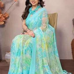AMRUTKALA SAREES Block Print Saree image 4