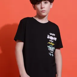 Lil Tomatoes Boys Typography Printed T-shirt-image-89