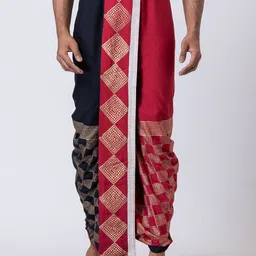 Nakshi Men Printed Pure Cotton Dhotis-image-29