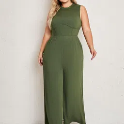 StyleCast Women Round Neck Sleeveless Jumpsuit-picture-6