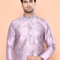 MAAHI FABS Abstract Printed Nehru Jacket-2