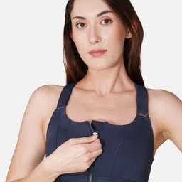 1TO FINITY Full Coverage Removable Padding Workout Lycra Bra image 2