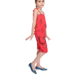 Smuktar garments Girls Red Dresses-41