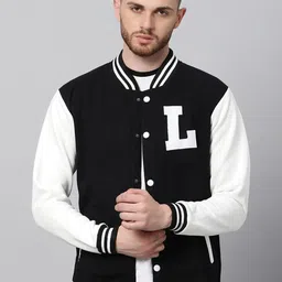 Be Savage Men Windcheater Outdoor Varsity Jacket with Embroidered-image-52