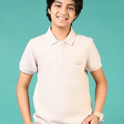 V-Mart Boys Polo Collar Applique T-shirt-image-35