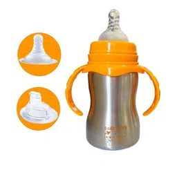 JOYFILLS 2 in 1 Stainless-Steel Baby Feeding Bottle 240ml-17