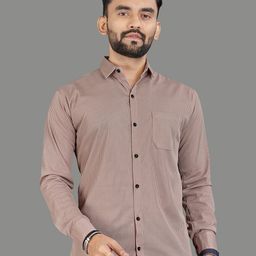 KHUSHI CREATION Original Slim Fit Vertical Stripes Striped Spread Collar Shirt-image-86