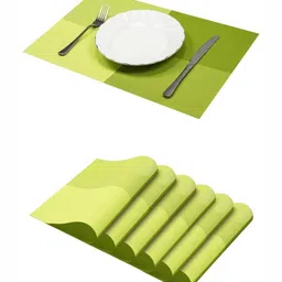 YELONA Green 6 Pieces Table Placemats-11