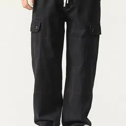 StyleCast Men Loose Fit Cargos Trousers-image-52