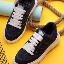 Harvard Men Textured Sneakers-image-67