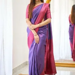 Marziyaa Woven Design Zari Banarasi Saree-picture-52