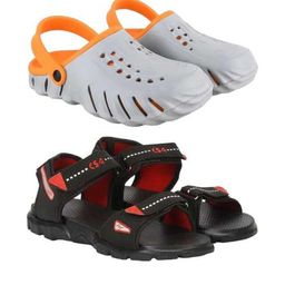 RIFOF Men Grey Sandals-image-99