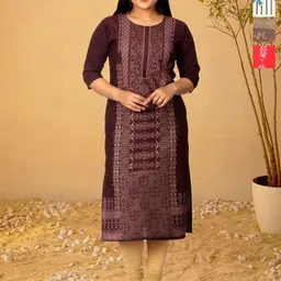Anouk Rustic Women Pack Of 4 Ethnic Motifs Printed Straight Kurtas-image-66