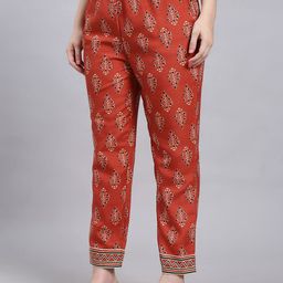 Anouk Rustic Women Ethnic Printed Regular Kurta With Trousers & With Dupatta image 5