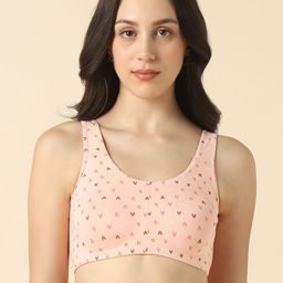 Van Heusen Heart Print Full Coverage Seamless Underwired Bra-image-36