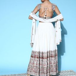 Sangria Sequence Embroidered Lehenga Choli With Dupatta image 5