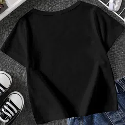 FIONAA TRENDZ Kids Black Tshirts-picture-42