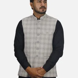 GARGIAN Master Cut Men Grey Polyester Jackets-picture-32