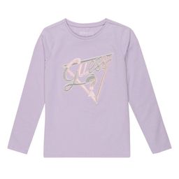 GUESS kids Girls Graphic Printed Round Neck Cotton T-shirt-image-52