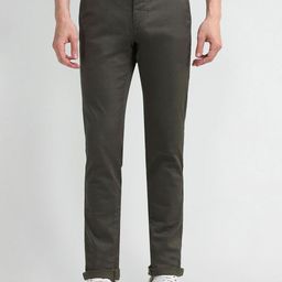 Arrow Sport Men Urban Slim Solid Printed Slim Fit Regular Trousers-picture-17
