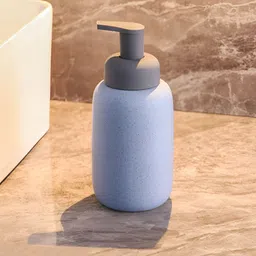 The Better Home Blue & Grey Abstract Ceramic Soap Dispenser-400 ml-26