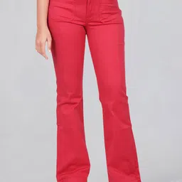Wrangler Women Flared High-Rise Stretchable Jeans-image-11