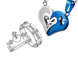 J.S ENTERPRISES Necklace & Ring Jewellery Set-image-28