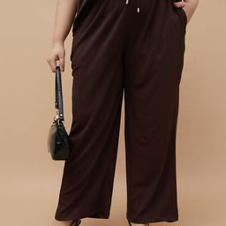 Nexus by Lifestyle Women Plus Size Solid Mid-Rise Casual Regular Trouser-image-23