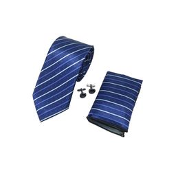 RARE COMBEE GROUP Men Accessory Gift Set of Necktie with Pocket Square & Cufflinks-image-40