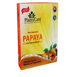 PlantsCare 4 Step Radiance Papaya Treatment Kit- 80 g- Cleanser- Scrub- Cream- Face Pack-36