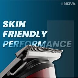 NOVA NHT 1132 Trimmer with 150 min Runtime & 24 Length Settings - Black & Red image 4