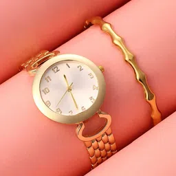 HAUTE SAUCE by Campus Sutra Women Set Of Byzantine Watch & Bracelet SSM25_HSWB5132-image-46